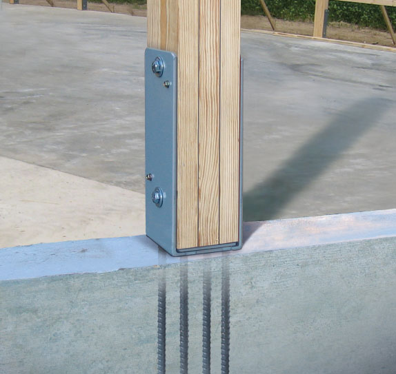 Sturdi-Wall® with welded rebar set in the concrete